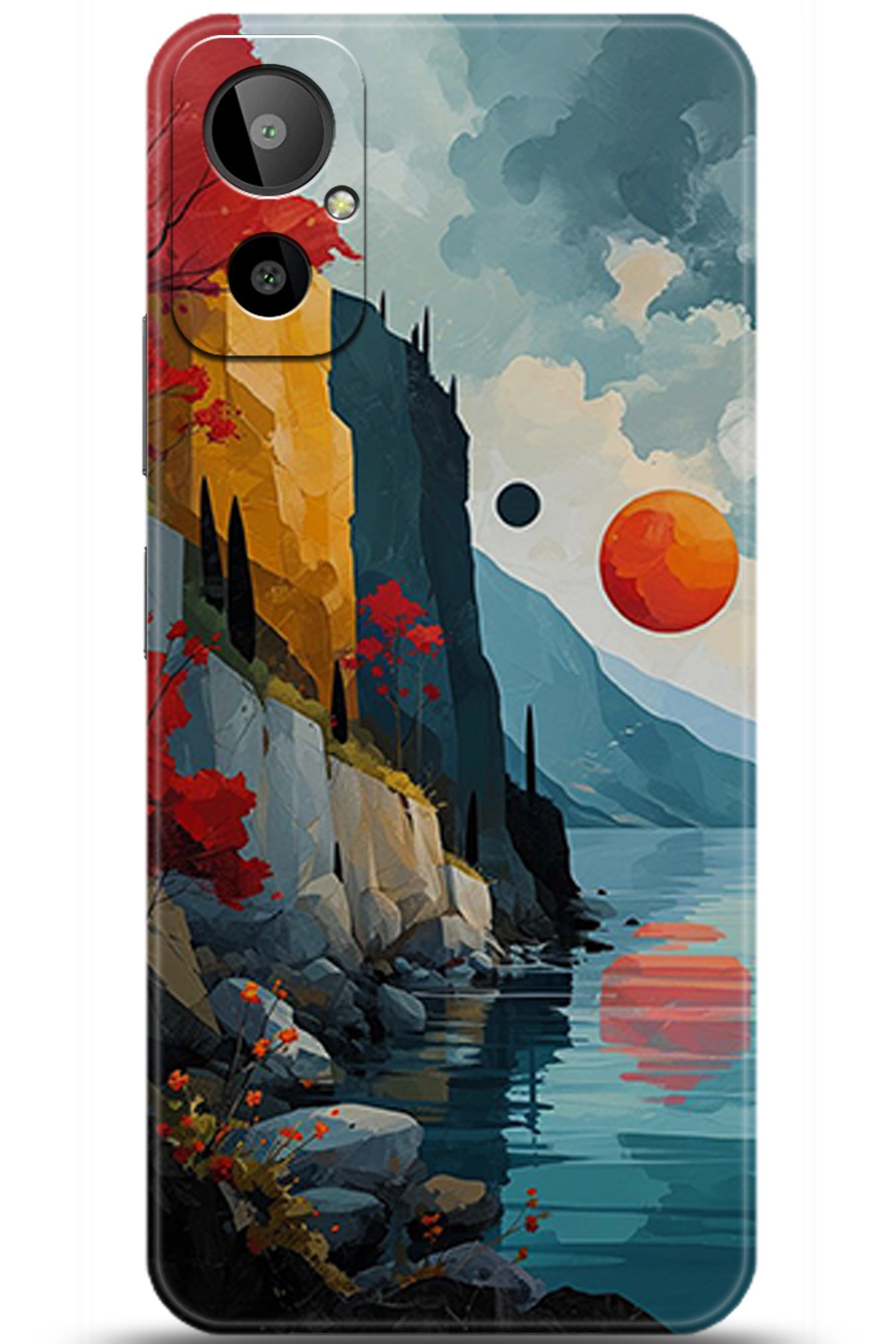 General Mobile GM 23 SE Uyumlu Kılıf HD Baskılı Kılıf - Followed Institution 5368