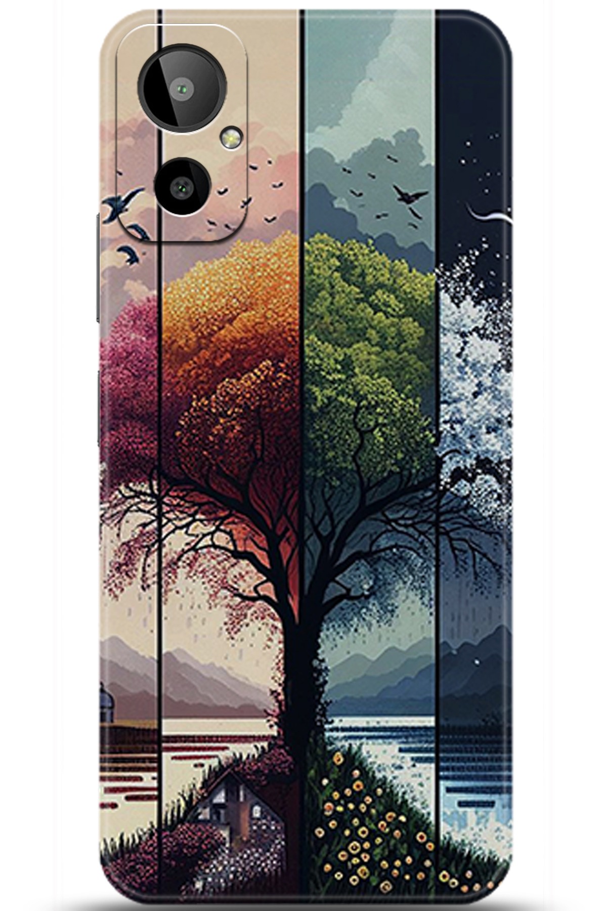 General Mobile GM 23 SE Uyumlu Kılıf HD Baskılı Kılıf - Followed Institution 5369