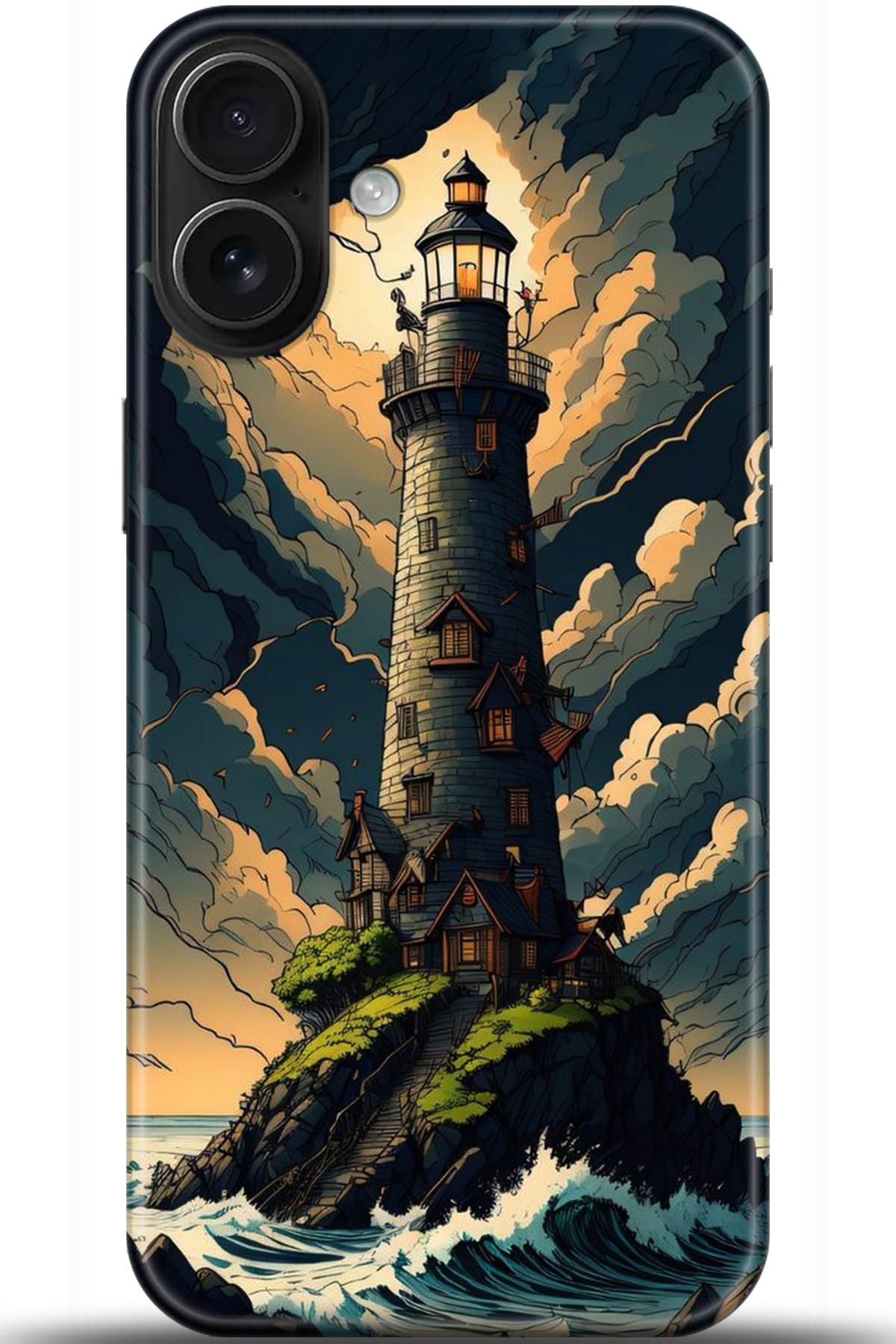 Apple iPhone 16 Uyumlu Kılıf HD Baskılı Kılıf - Followed Institution 5363