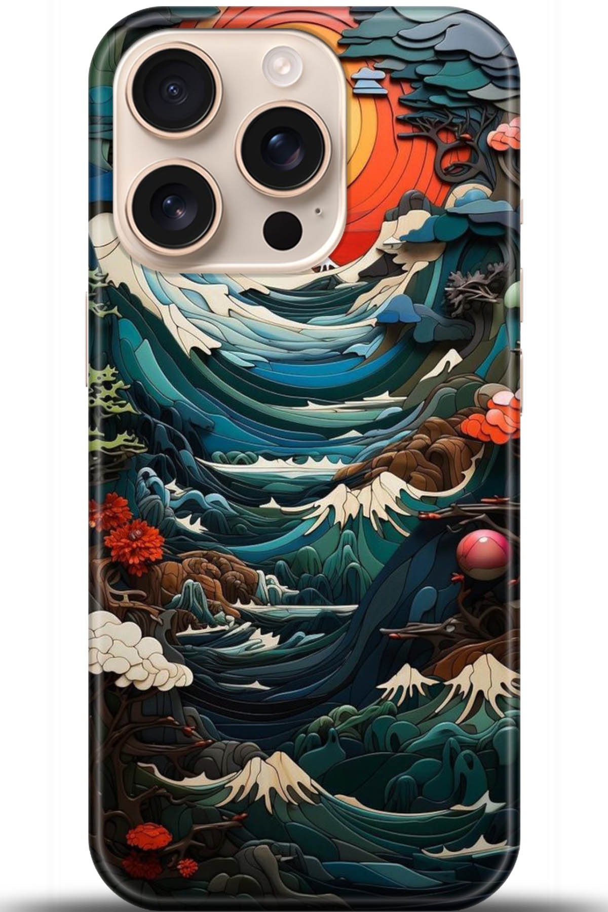 Apple iPhone 16 Pro Uyumlu Kılıf HD Baskılı Kılıf - Followed Institution 5009