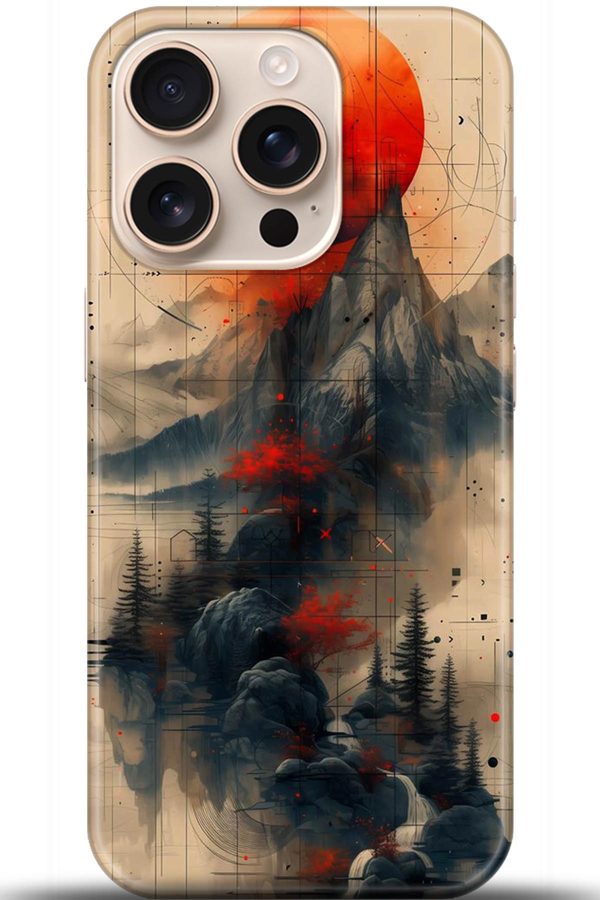 Apple iPhone 16 Pro Uyumlu Kılıf HD Baskılı Kılıf - Followed Institution 5244