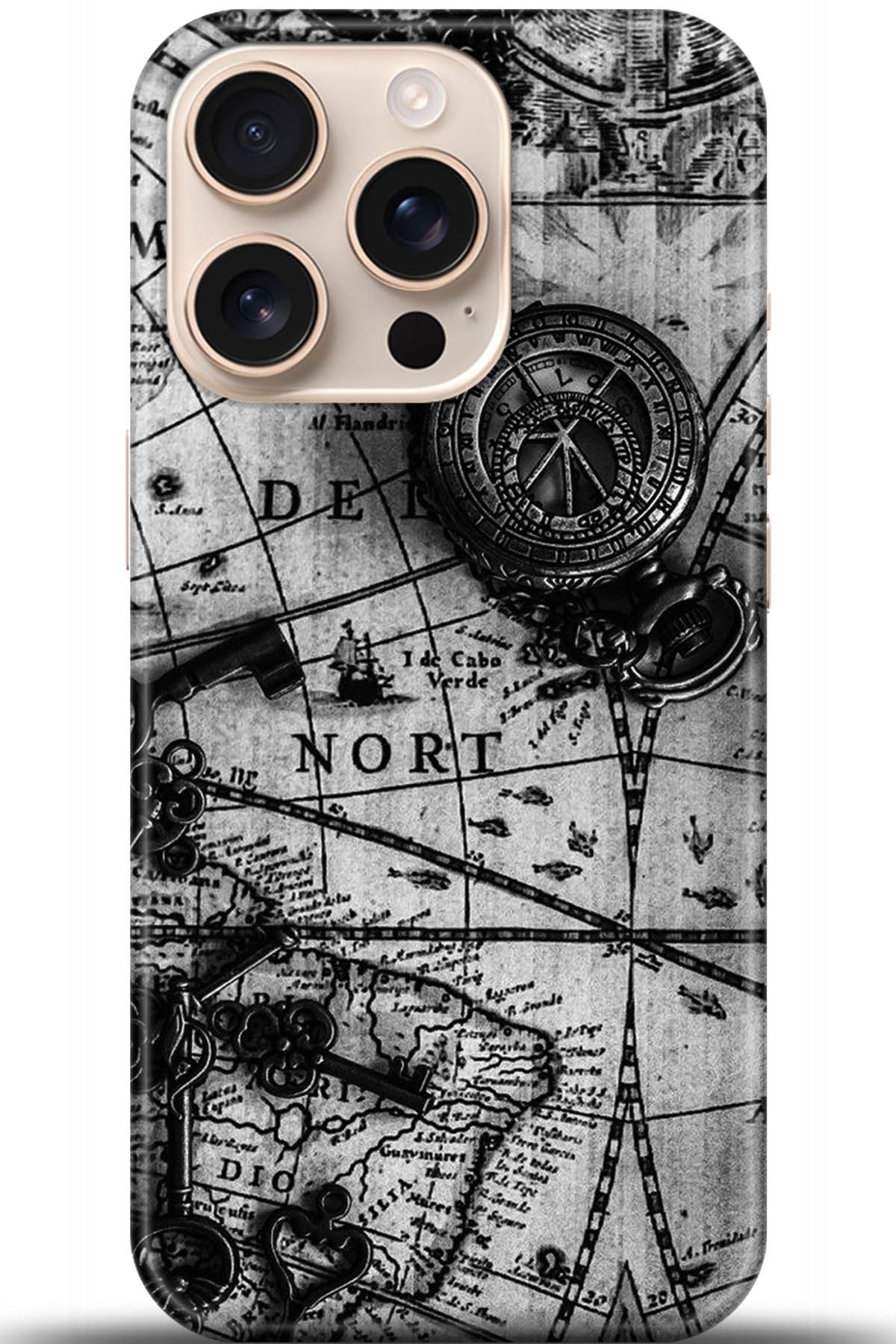 Apple iPhone 16 Pro Uyumlu Kılıf HD Baskılı Kılıf - Followed Institution 5381