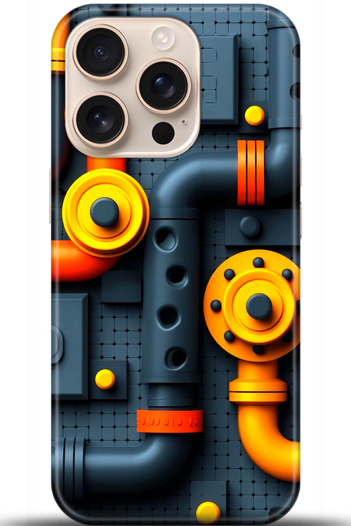 Apple iPhone 16 Pro Uyumlu Kılıf HD Baskılı Kılıf - Followed Institution 5466