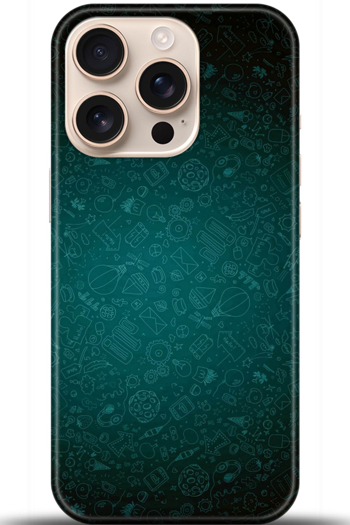 Apple iPhone 16 Pro Max Uyumlu Kılıf HD Baskılı Kılıf - Followed Institution 5255