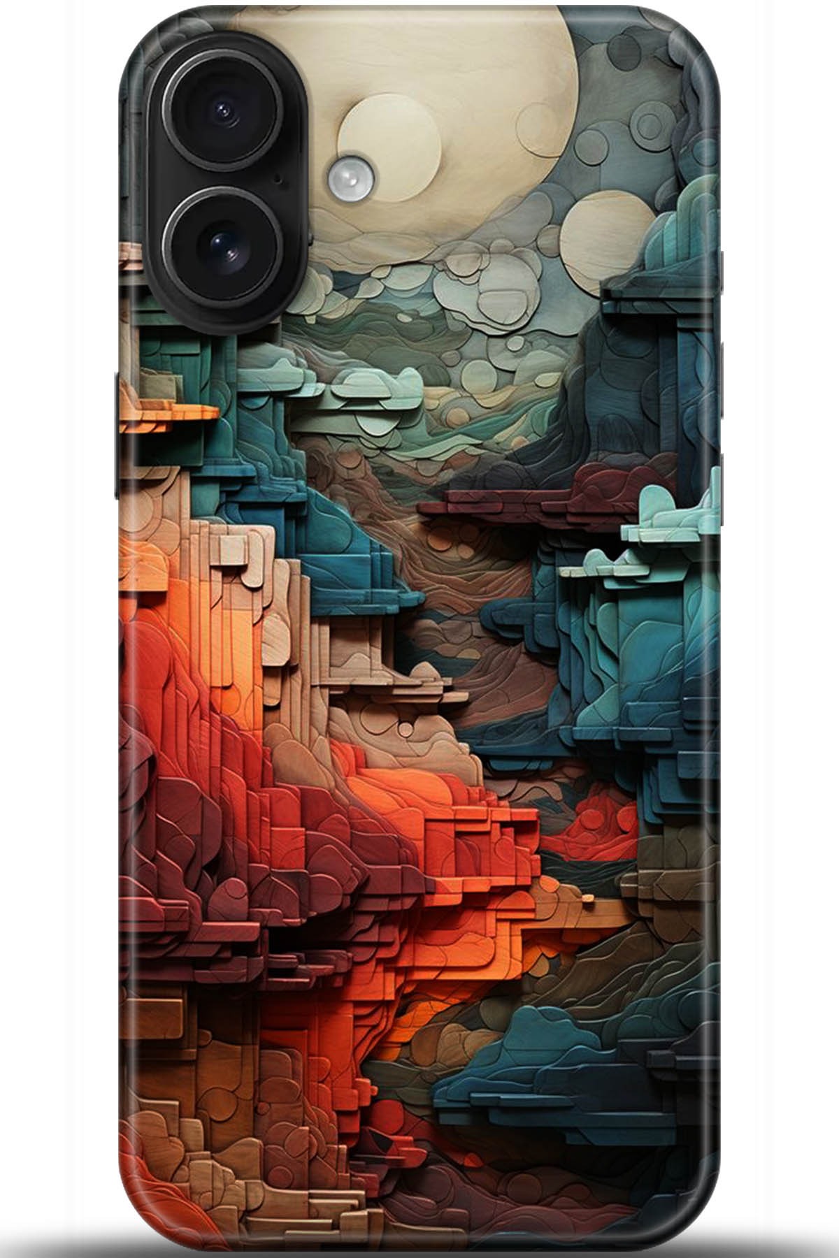 Apple iPhone 16 Plus Uyumlu Kılıf HD Baskılı Kılıf - Followed Institution 5218