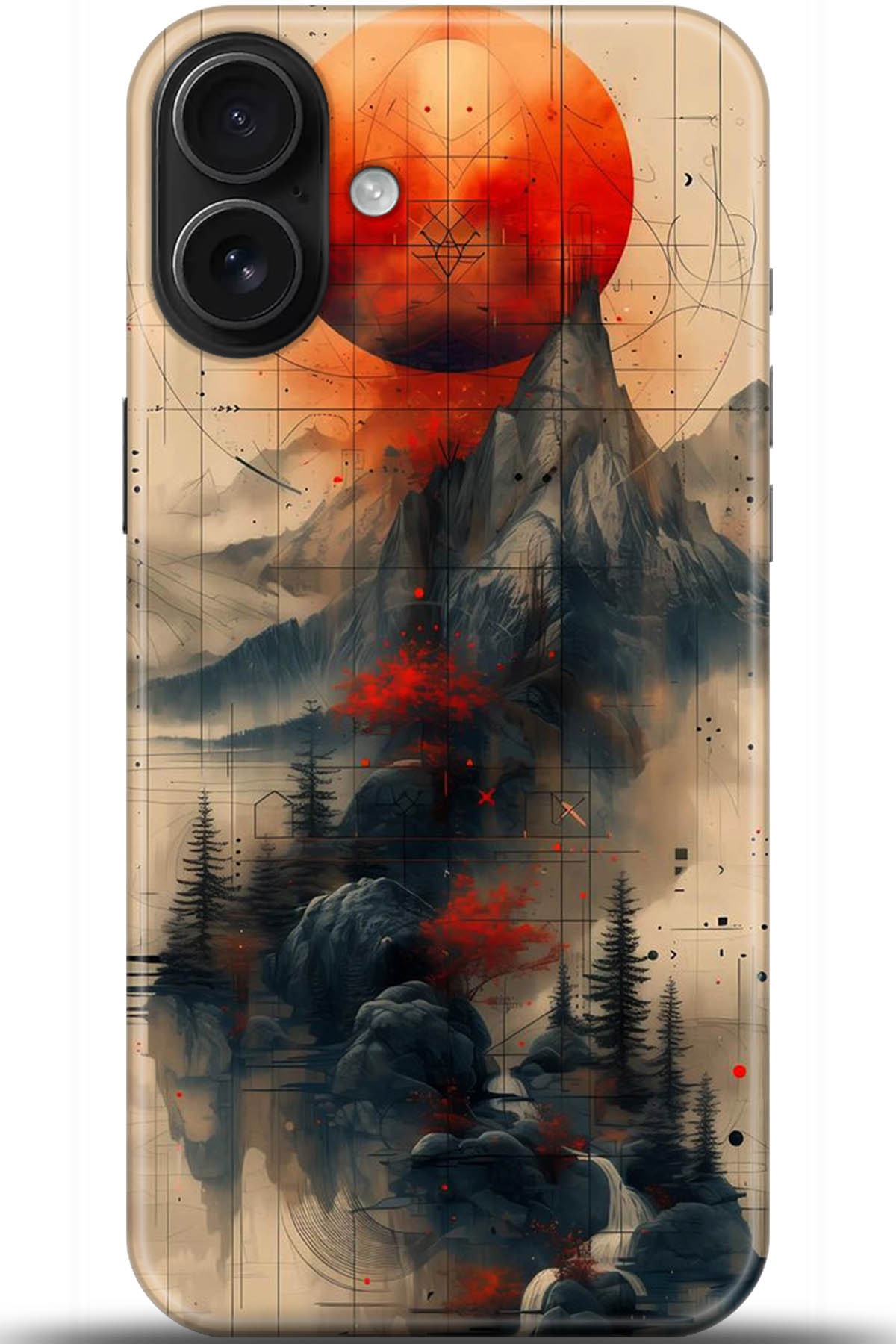 Apple iPhone 16 Plus Uyumlu Kılıf HD Baskılı Kılıf - Followed Institution 5244