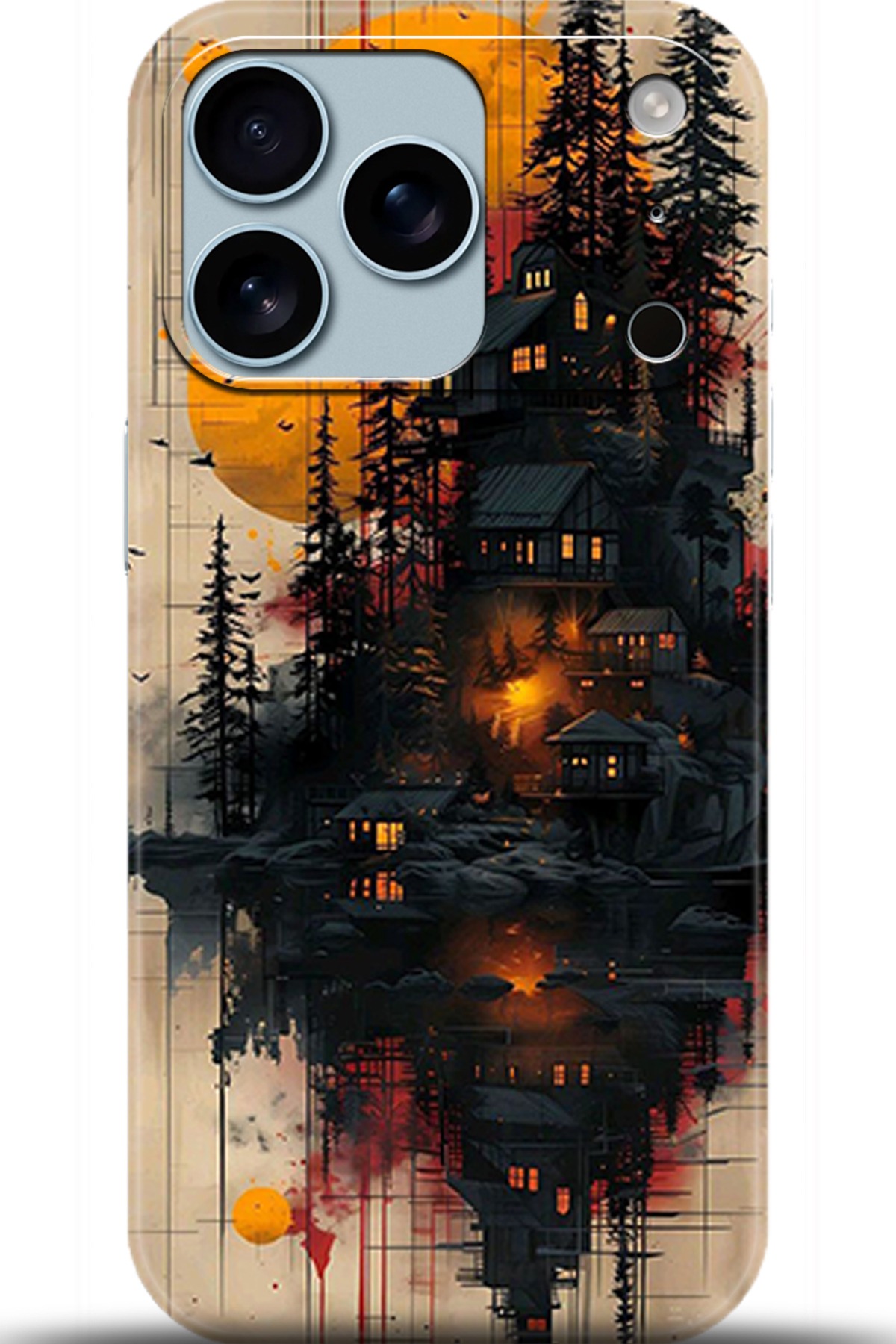 Apple iPhone 17 Pro Max Uyumlu Kılıf HD Baskılı Kılıf - Followed Institution 5292